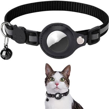 Waterproof AirTag Holder Collar - Reflective Safety Nylon for Pets